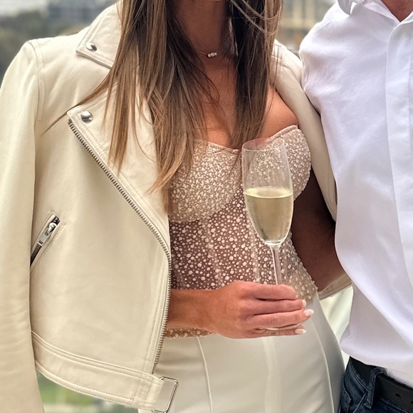 ✨ Galia Lahav Anita Beaded Corset Top – Size 36 (US XS/S) - Picture 5 of 6